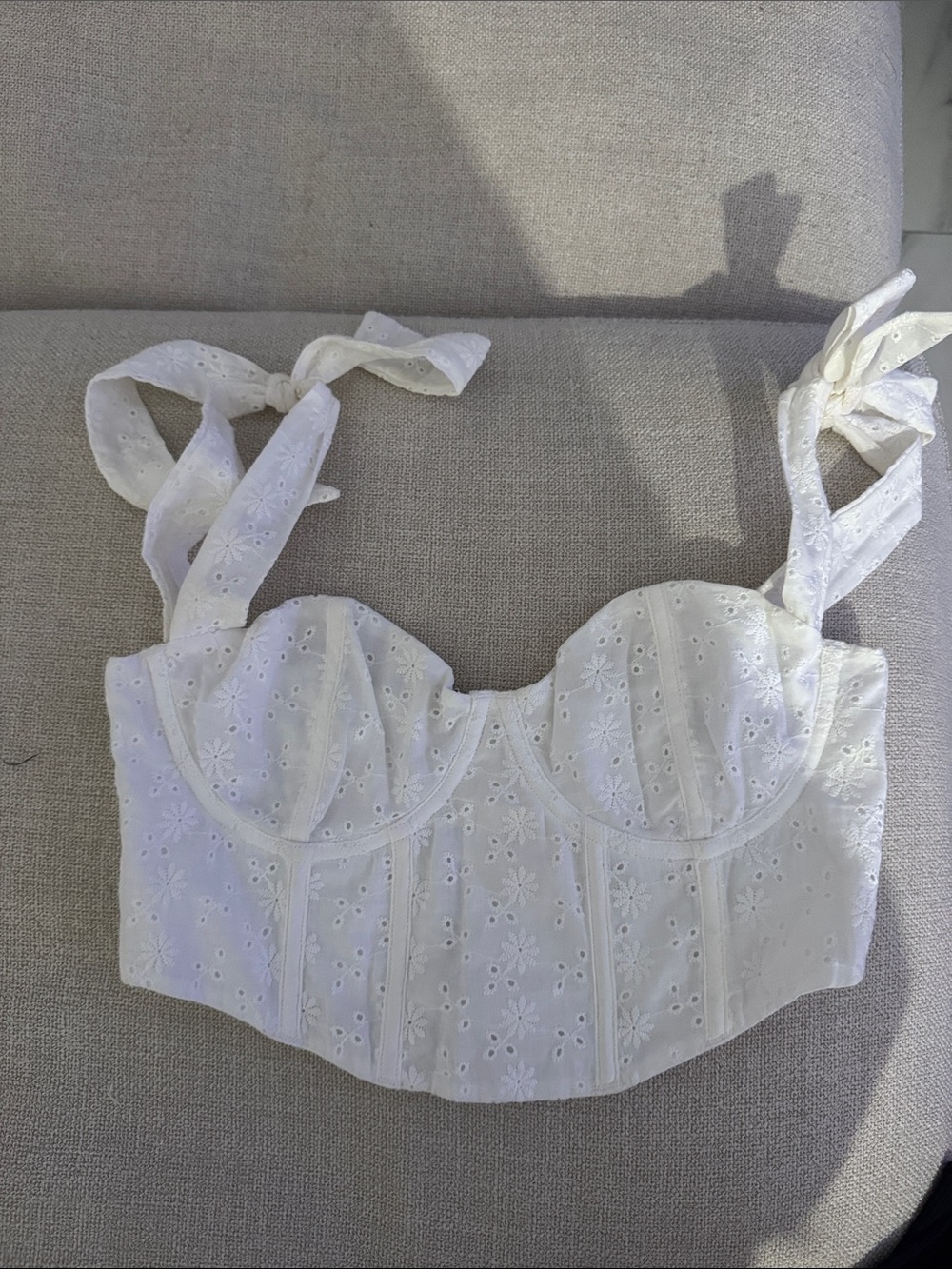 Tiger mist corset crop top
